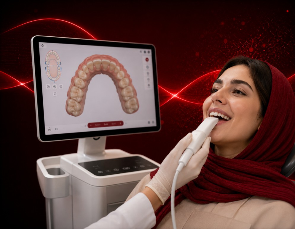 اسکن دیجیتال برای طراحی لبخند دقیقتر